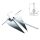 Danforth horgony 5,5 kg inox