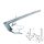 Bruce horgony 15 kg inox
