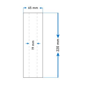 Vezető görgő sárga 220x65 mm KNOTT