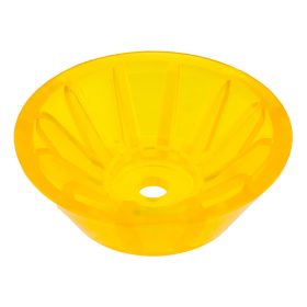 Végtölcsér sárga 3"/120 mm