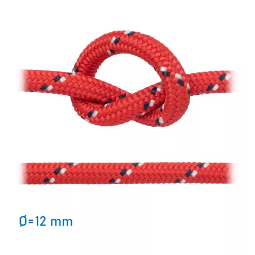Kötél felúszó piros (kék-fehér jelzőszállal) „TOMMY” 12 mm GLC
