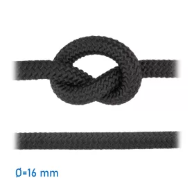 Kötél felúszó fekete 16 mm GLC