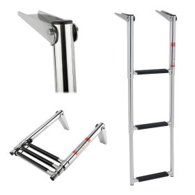   Fürdőlétra platform kitolható „SPIRIT” 87/21,5 cm 3 fokos inox