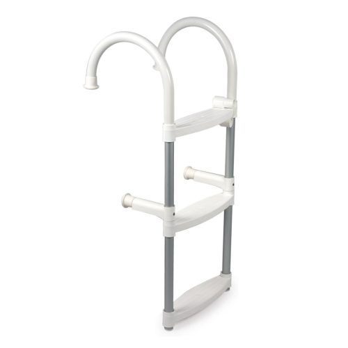 Fürdőlétra összecsukható alumínium 3 fokos