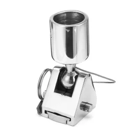 Biminitalp csuklós Ø25 mm inox 