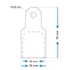 Biminicsővég Ø20 mm csőhöz inox