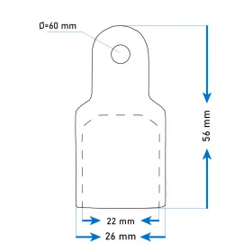 Biminicsoveg-inox-22-mm-hosszu