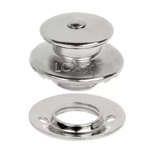 Viharpatent felső rész - nagy gombú - inox LOXX
