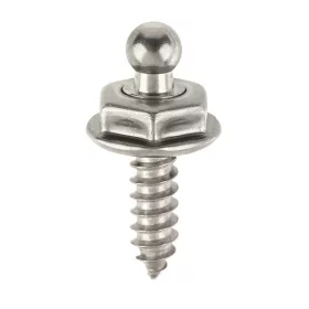 Viharpatent alsó rész fakötésű 12 mm inox LOXX