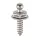 Viharpatent alsó rész fakötésű 12 mm inox LOXX
