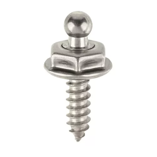 Viharpatent alsó rész fakötésű 12 mm inox LOXX