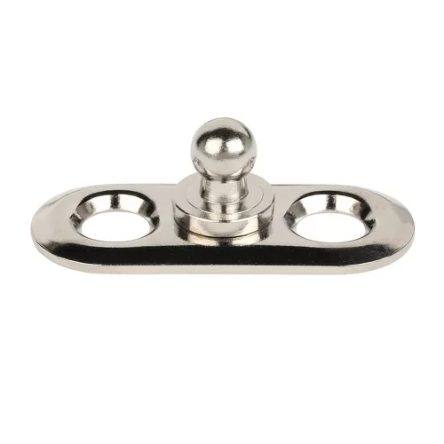 Viharpatent alsó rész furatos 27 mm krómozott réz LOXX