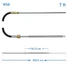 Kormánybovden M58 7 láb ULTRAFLEX