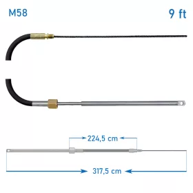 Kormánybovden M58 9 láb ULTRAFLEX