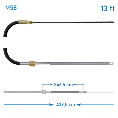 Kormánybovden M58 13 láb ULTRAFLEX
