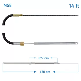 Kormánybovden M58 14 láb ULTRAFLEX