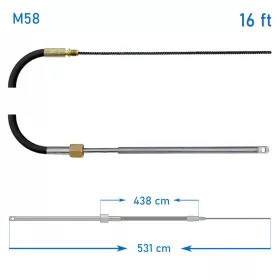 Kormánybovden M58 16 láb ULTRAFLEX