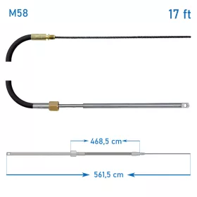 Kormánybovden M58 17 láb ULTRAFLEX