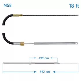 Kormánybovden M58 18 láb ULTRAFLEX