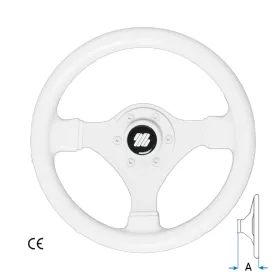 Kormány 3 küllős fehér Ø280 mm V45 ULTRAFELX