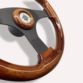 Kormány 3 küllős mahagóni Ø350 mm T15LB SAVORETTI