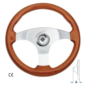 Kormány 3 küllős mahagóni Ø350 mm T12 SAVORETTI