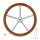 Kormány teak Ø350 mm T6IN SAVORETTI