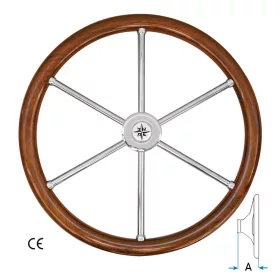 Kormány teak Ø600 mm T6N SAVORETTI