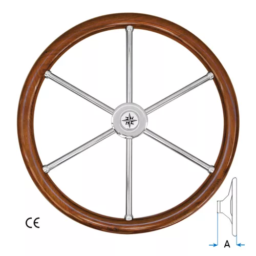Kormány teak Ø600 mm T6N SAVORETTI
