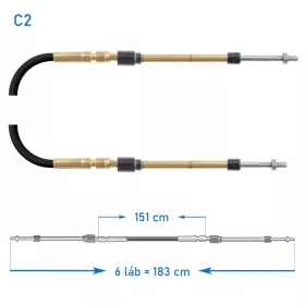 Bovden C2/6 láb ULTRAFLEX