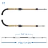 Bovden C2/19 láb ULTRAFLEX