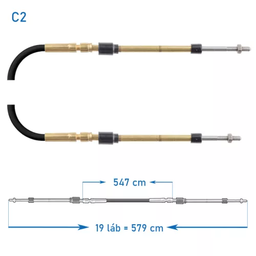 Bovden C2/19 láb ULTRAFLEX
