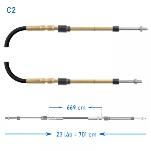 Bovden C2/23láb ULTRAFLEX