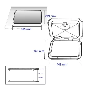Tetőablak 448×268 mm NOVA RADE