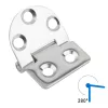Zsanér 40x30 mm aszimmetrikus alsó csap inox