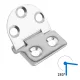 Zsanér 40x30 mm aszimmetrikus alsó csap inox