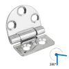 Zsanér 40x30 mm aszimmetrikus felső csap inox