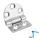 Zsanér 40x30 mm aszimmetrikus felső csap inox