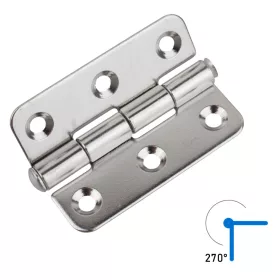 Zsanér 40×60 mm felső csap inox