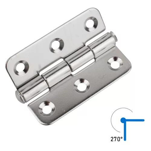 Zsanér 40×60 mm felső csap inox
