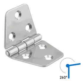 Zsanér 64×37 mm inox
