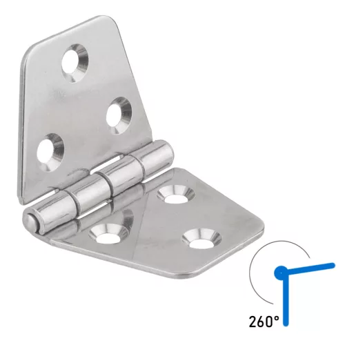 Zsanér 64×37 mm inox