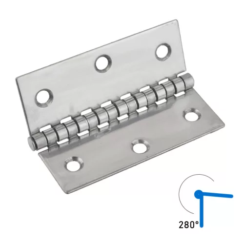 Zsanér 80×60 mm felső csap inox