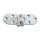 Zsanér 80×30 mm süllyeszthető inox