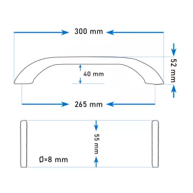 Kapaszkodo-inox-30052-mm