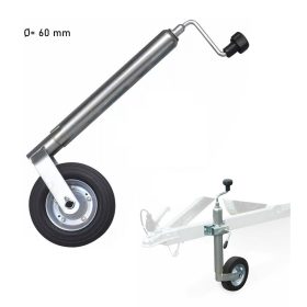 Utánfutó mankókerék bilincs nélkül 60 mm