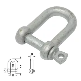 Sekli 'D' 18 mm horganyzott