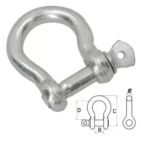 Sekli omega 25 mm horganyzott