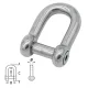 Horgonysekli 12 mm inox