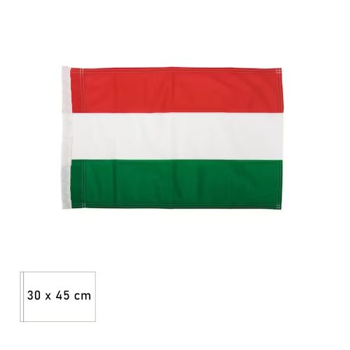 Magyar lobogó 45x30 cm tépőzárral - zászló